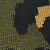 Army Green Thick Leopard Print